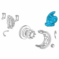 OEM 2008 Ford F-250 Super Duty Splash Shield Diagram - 7C3Z-2B159-B