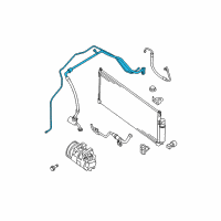 OEM Nissan Sentra Pipe Front Cooler High Diagram - 92440-ZT51A