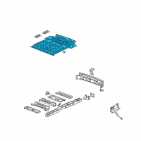 OEM Chevrolet Venture Panel-Rear Floor Diagram - 10323415