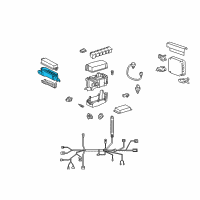 OEM 2001 Toyota MR2 Spyder Relay Box Diagram - 82741-17010