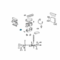 OEM Toyota Corolla Knock Sensor Diagram - 89615-12120