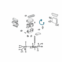 OEM Lexus ES300 Switch Assembly, Back-Up Diagram - 84210-52050