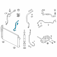 OEM Lincoln MKX Evaporator Tube Diagram - 8T4Z-19835-AA