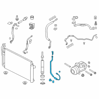 OEM 2011 Lincoln MKX AC Hose Diagram - CT4Z-19972-E