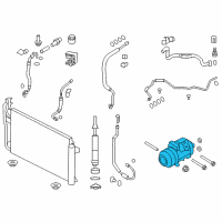 OEM 2008 Lincoln MKX Compressor Diagram - 8T4Z-19703-A