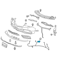 OEM 2015 Acura MDX Park Sensor Diagram - 39680-TZ5-A01ZB