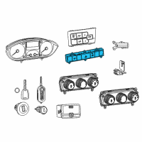 OEM Ram Switch-Instrument Panel Diagram - 5MK26JXWAA