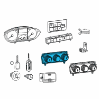 OEM 2014 Ram ProMaster 3500 Control-Heater Diagram - 5NC25DX9AF