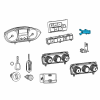 OEM 2020 Ram ProMaster 2500 Switch-Ignition Diagram - 68257356AC