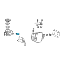 OEM 2019 Acura MDX Hose A, Reservoir Tank Diagram - 46672-TRX-A01