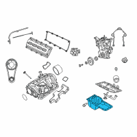 OEM 2005 Dodge Durango Pan-Engine Oil Diagram - 53021687AD