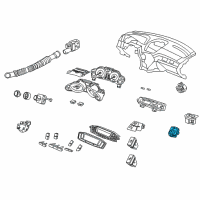 OEM Acura MDX Switch Assembly, Remote Control Mirror Diagram - 35190-STX-A01