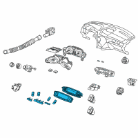 OEM 2012 Acura MDX Control, Automatic (Premium Black Metallic) Diagram - 79600-STX-A44ZB