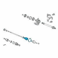 OEM Acura TSX Boot Set, Outboard Diagram - 44018-TL1-E52