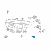 OEM 2020 Lexus RX450h Bolt, FLANGE Diagram - 90105-A0076