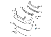 OEM 2022 Kia Sorento Lamp Assembly-R/REFL & S Diagram - 921A1P4000