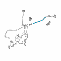 OEM Honda Accord Tube (590MM) Diagram - 76834-TA0-A01