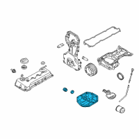 OEM 2011 Nissan Sentra Pan Assy Oil Diagram - 11110-ET81A