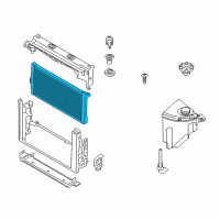 OEM BMW 640i Gran Coupe Radiator Diagram - 17-11-7-625-460