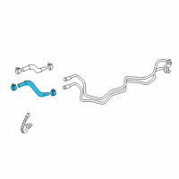 OEM Hyundai Hose Assembly-Oil Cooling Diagram - 25420-2M401