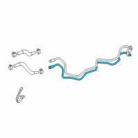 OEM Hyundai Tube-Oil Cooling Diagram - 25476-2M511