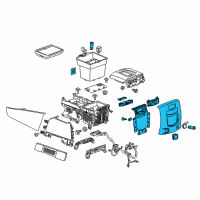 OEM 2020 Cadillac Escalade ESV Rear Panel Diagram - 84373577