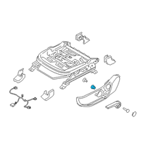 OEM 2020 Hyundai Santa Fe Switch Assembly-FR LUMBAR SUPT Diagram - 88194-G8000-SST