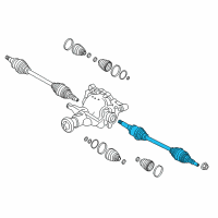 OEM 2015 Ford Mustang Axle Assembly Diagram - FR3Z-4K139-G