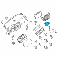 OEM 2019 Nissan Pathfinder Switch Assy-Hazard Diagram - 25290-3KA0A