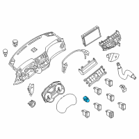 OEM Nissan Pathfinder Switch Assy-Ignition Diagram - 25150-3TV0C