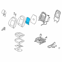 OEM 2022 Hyundai Venue Heater-Front Seat Back Diagram - 88370-K2000