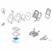 OEM 2022 Hyundai Venue Heater-Front Seat Cushion Diagram - 88170-K2000