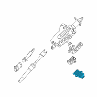 OEM 2005 BMW 760Li Steering Column Control Unit Diagram - 32-30-6-788-716