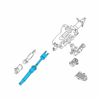 OEM 2008 BMW Alpina B7 Steering Shaft Diagram - 32-30-6-757-495