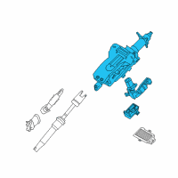 OEM 2003 BMW 745Li Steering Column, All-Electric Diagram - 32-30-6-780-899