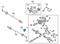 OEM 2022 Hyundai Santa Fe COVER-DUST Diagram - 49572-P2000