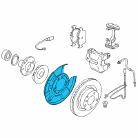 OEM BMW M235i xDrive Protection Plate Left Diagram - 34-21-6-792-239