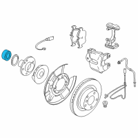 OEM 2017 BMW M3 Angular Contact Ball Bearing, Radial Diagram - 33-41-6-792-356