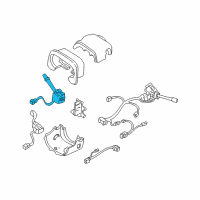 OEM 2004 Cadillac Seville Switch Asm, Windshield Wiper & Windshield Washer Diagram - 26083496