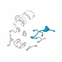 OEM 2000 Cadillac Seville Switch Asm, Turn Signal & Headlamp Dimmer Diagram - 26082742