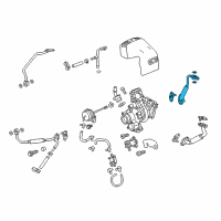 OEM 2019 Cadillac CT6 Oil Outlet Tube Diagram - 12679314
