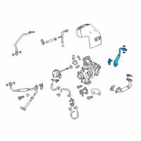 OEM Chevrolet Traverse Oil Outlet Tube Diagram - 12679314