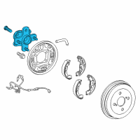 OEM 2014 Scion iQ Hub & Bearing Diagram - 42450-74010