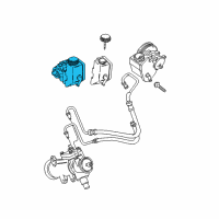 OEM 2004 Jeep Wrangler Power Steering Pump Diagram - RL087871AE