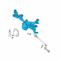 OEM 1997 Jeep Grand Cherokee Housing-Axle Diagram - 4864840