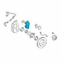 OEM 2009 Toyota 4Runner Caliper Diagram - 47730-35411