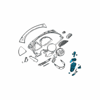 OEM 2004 Nissan Quest Transmission Control Device Assembly Diagram - 34901-ZF60A