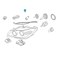 OEM 2012 BMW Z4 Oval-Head Screw/Washer Assembly Diagram - 63-12-9-194-594