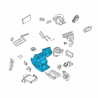 OEM Saturn Astra Evaporator Case Diagram - 93196678