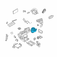 OEM 2009 Saturn Astra Blower Diagram - 93191900